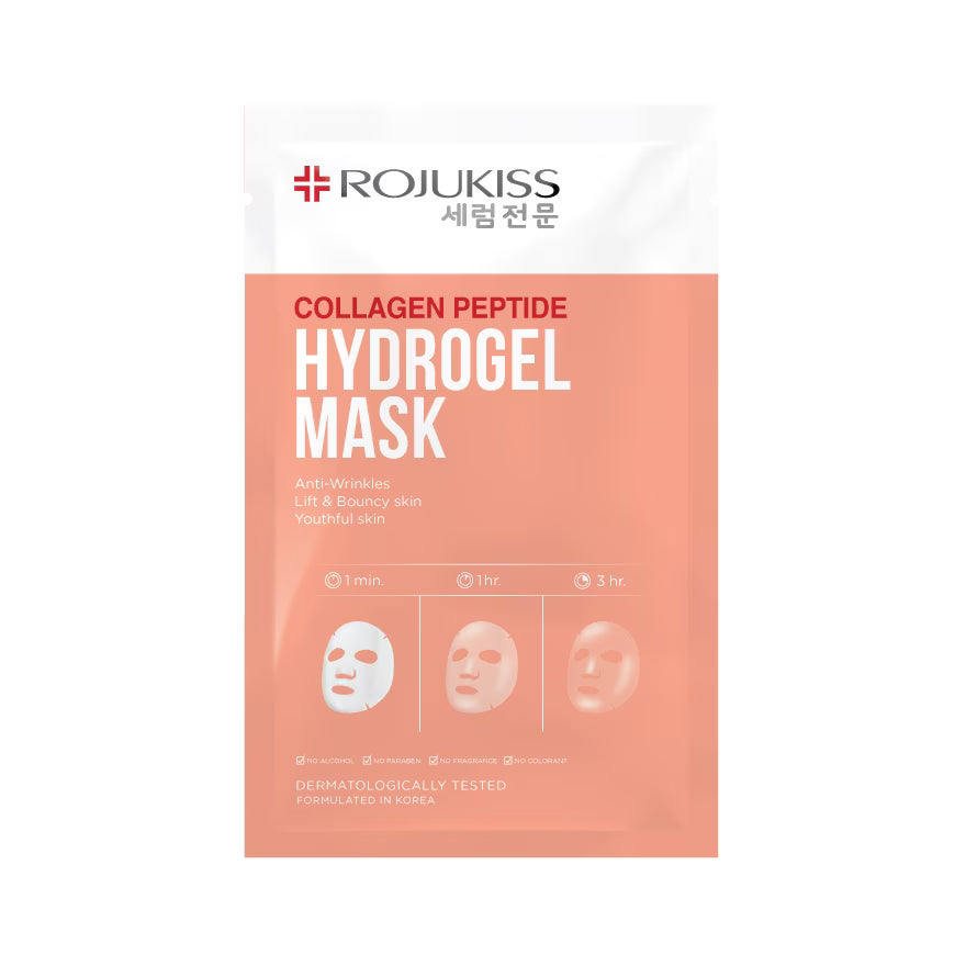 Rojukiss Collagen Peptide Hydrogel Mask 33g โรจูคิส คอลลาเจน เปปไทด์ ไฮโดรเจล มาส์ก