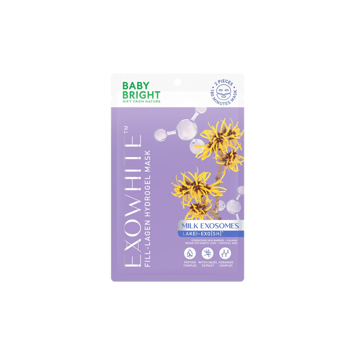 Baby Bright Exowhite Fill Hydrogel Mask 20g เบบี้ ไบร์ท มาส์กผิวเด็ก