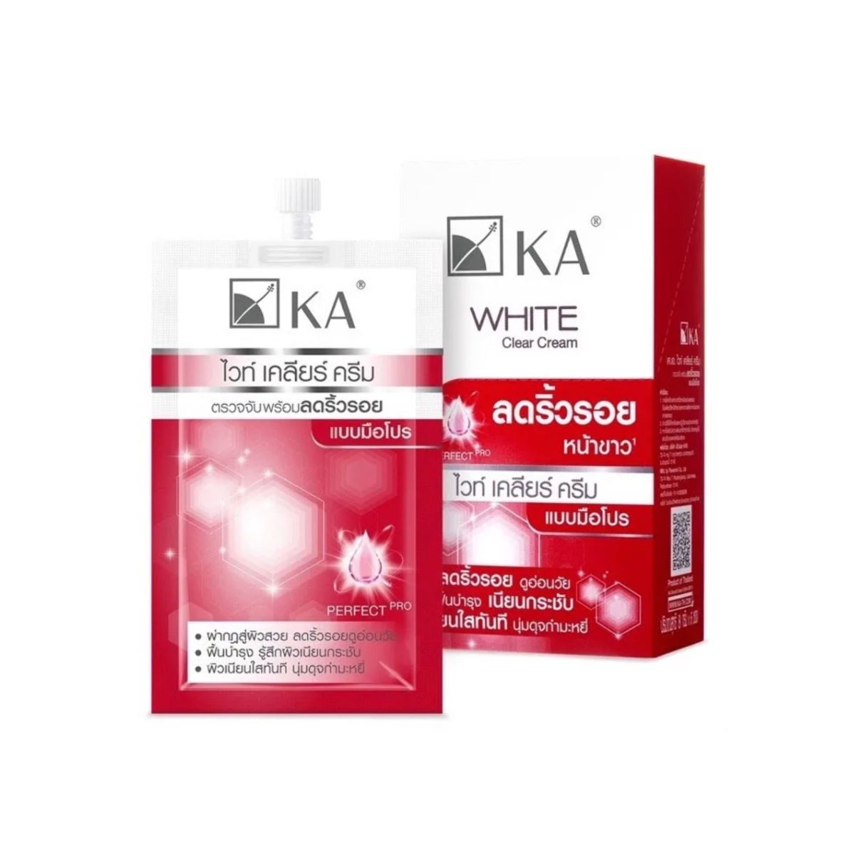 KA White Clear Cream 10g เคเอ ไวท์ เคลียร์ ครีม บำรุงผิวหน้า