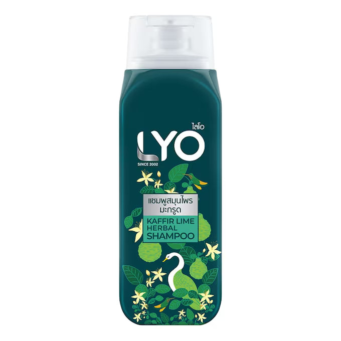 Lyo Shampoo Kaffir Lime Herbal 200ml ไลโอ แชมพูสมุนไพร มะกรูด