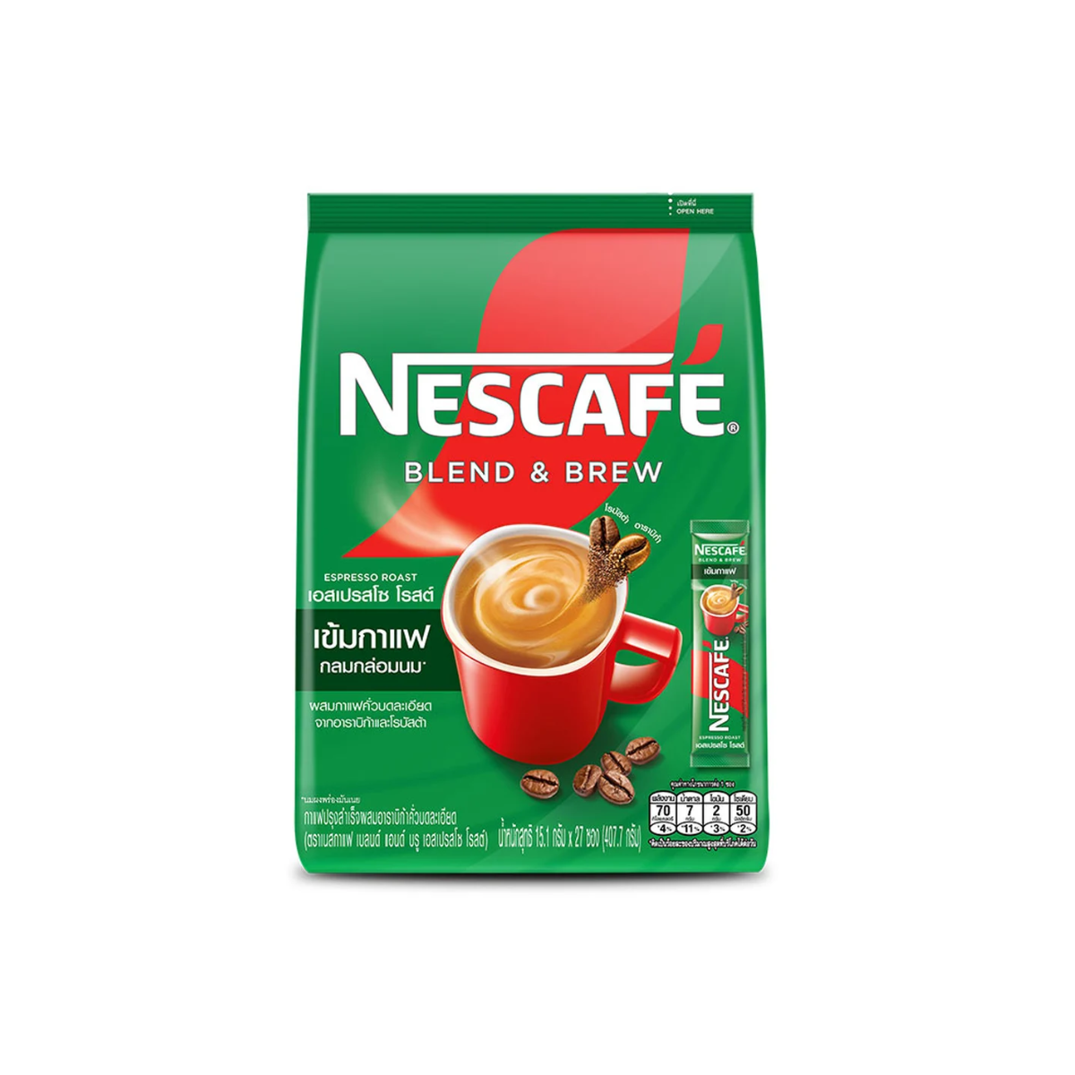 Nestlé MILO 3 in 1 Rich Chocolate Malt Drink 115g ไมโล 3 อิน 1 สูตรเข้มข้น