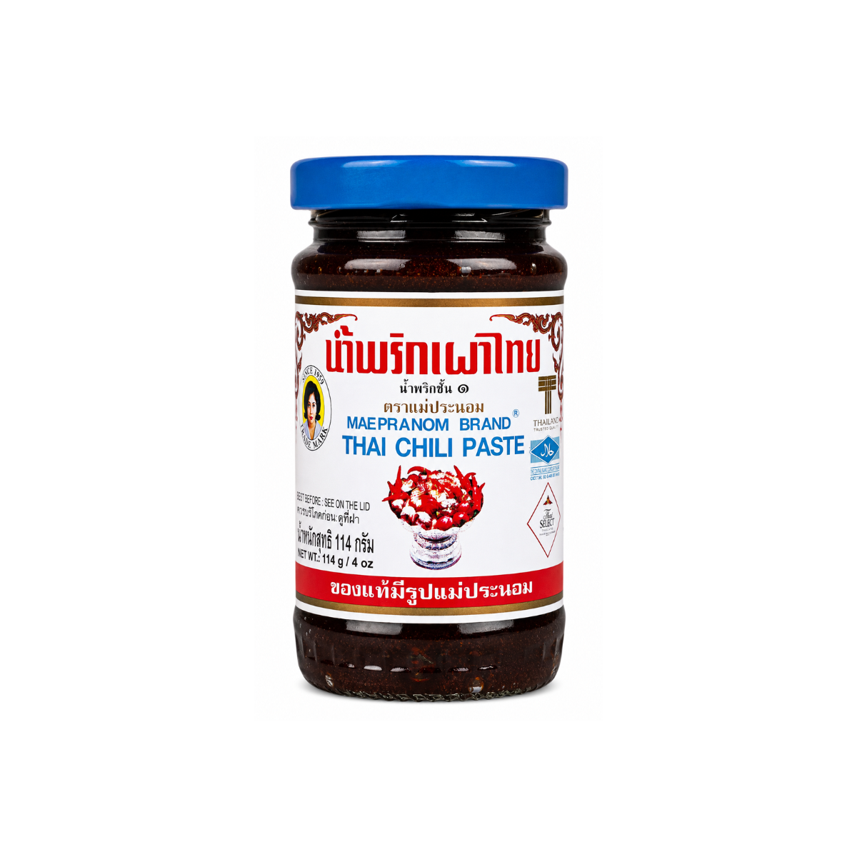 Mae Pranom Roasted Chili Paste 227g แม่ประนอม น้ำพริกเผา