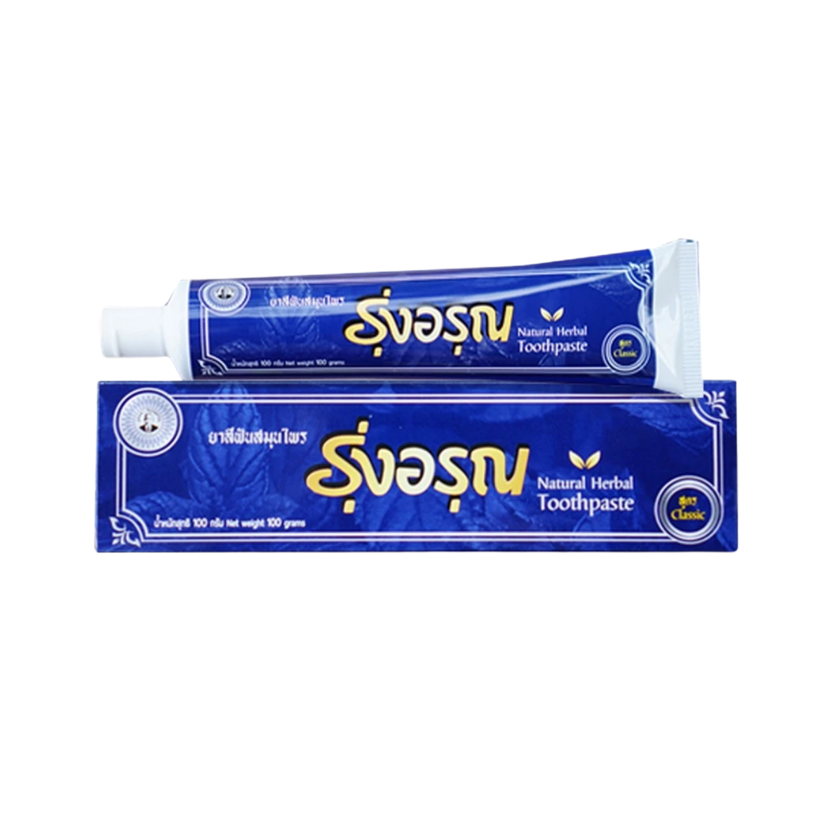 Roong Aroon Natural Thai Herbal Toothpaste 100g รุ่งอรุณ ยาสีฟันสมุนไพร