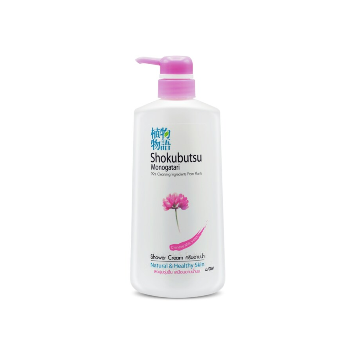 Shokubutsu Monogatari Chinese Milk Shower Cream 400ml โชกุบุสซึ โมโนกาตาริ ครีมอาบน้ำ ไชนีส มิลค์