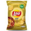 Lay Potato Chip Chilli Squid เลย์ แผ่นหยัก รสหมึกย่าง