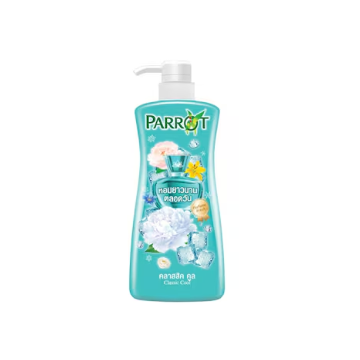 Parrot Classic Cool Shower Cream 450ml นกแก้ว ครีมอาบน้ำ คลาสสิค คูล