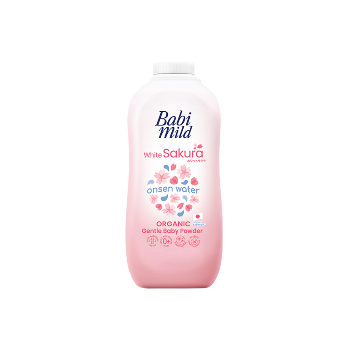 Babi Mild Ultra Mild White Sakura Baby Powder 350g เบบี้มายด์ แป้งเด็ก ไวท์ ซากุระ