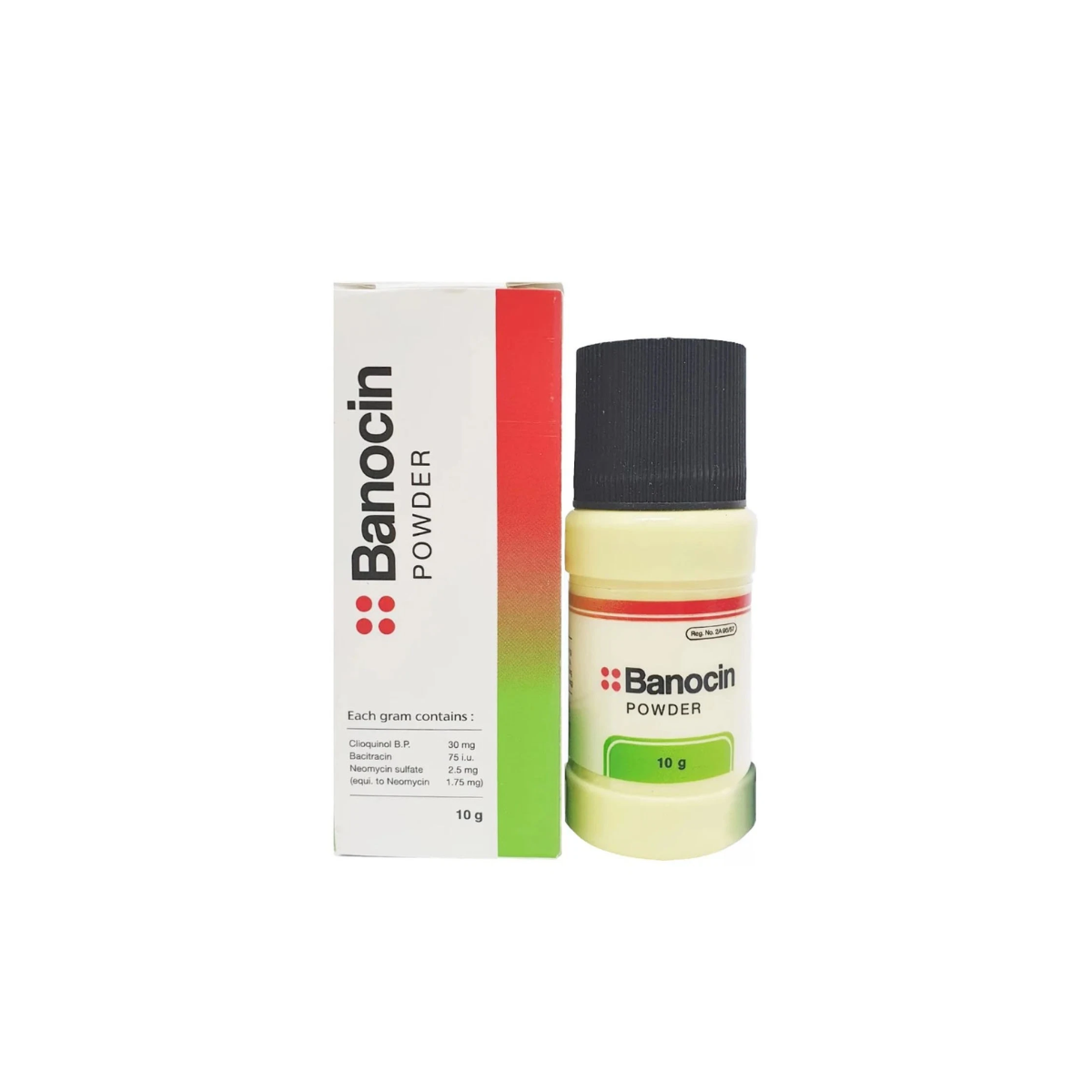 Banocin Antibiotic Powder 10g บาโนซิน ผงโรยแผล