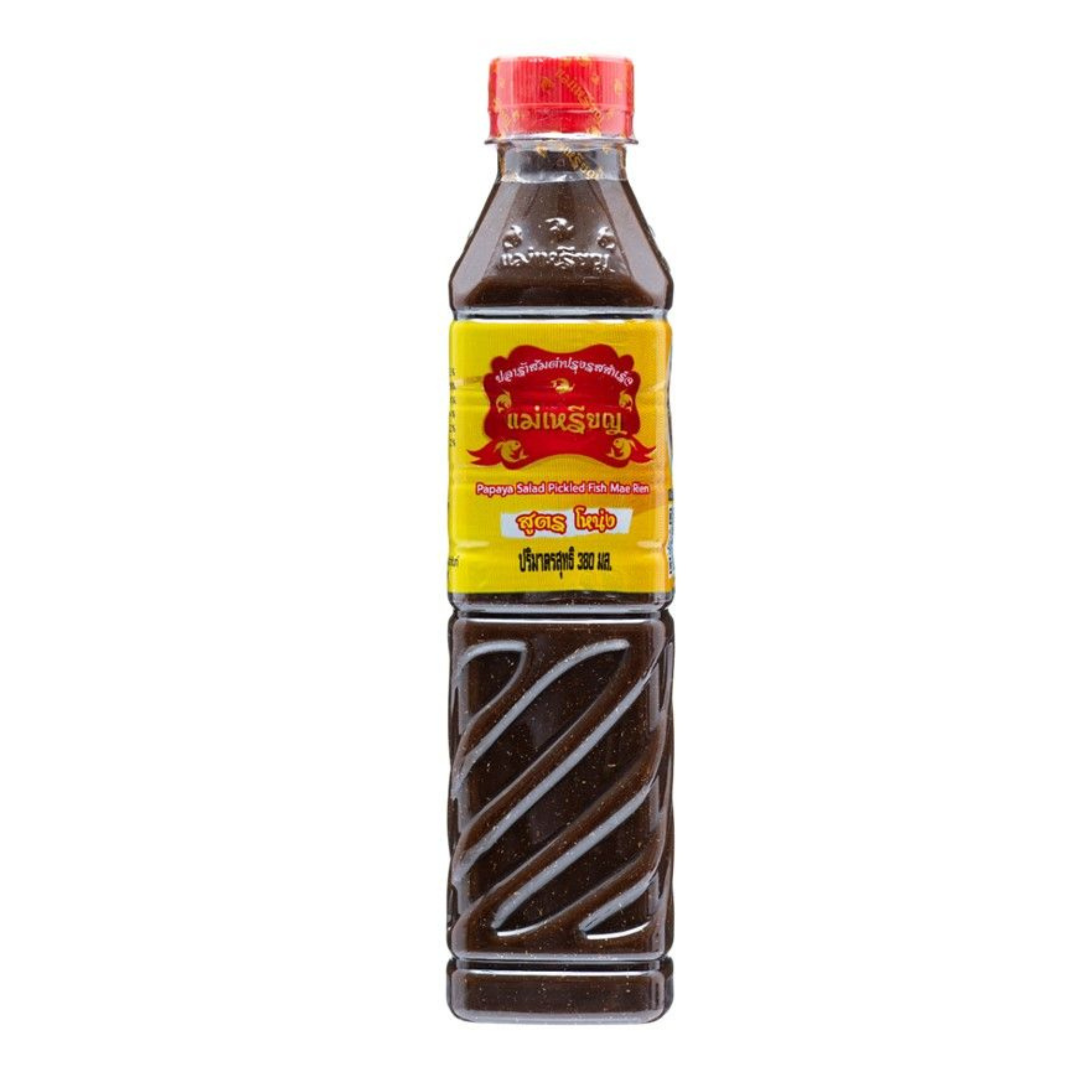 Mae Rien Fermented Fish Sauce (Red Cap) 380mll แม่เหรียญ น้ำปลาร้าสูตรโหน่ง ฝาแดง