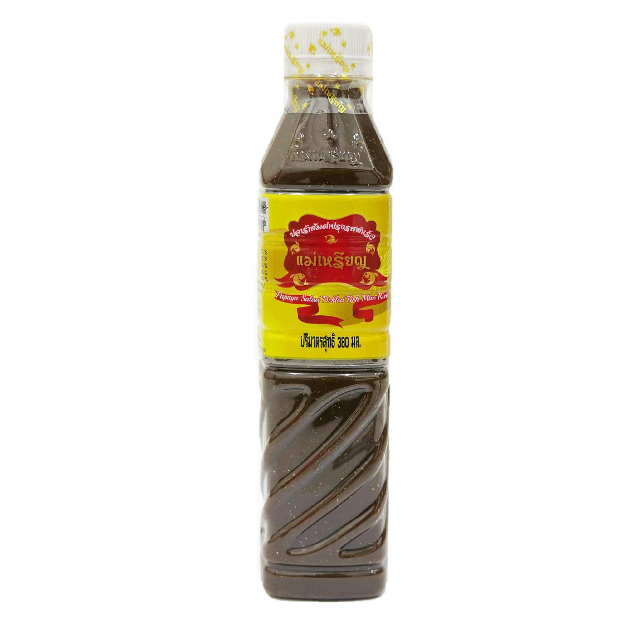 Mae Rien Fermented Fish Sauce Original (White Cap) 380ml แม่เหรียญ น้ำปลาร้า สูตรดั้งเดิม ฝาขาว
