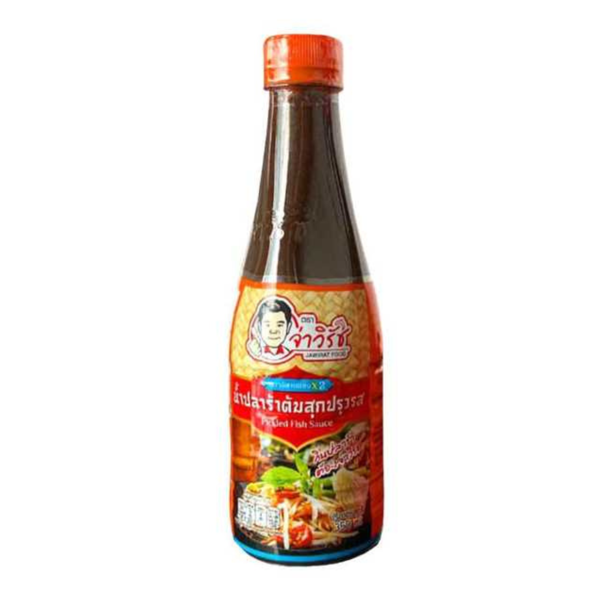 Jawirat Fermented Fish Sauce E-san Zabb x2 350ml น้ำปลาร้าสูตรอิสานแซบx2 จ่าวิรัช