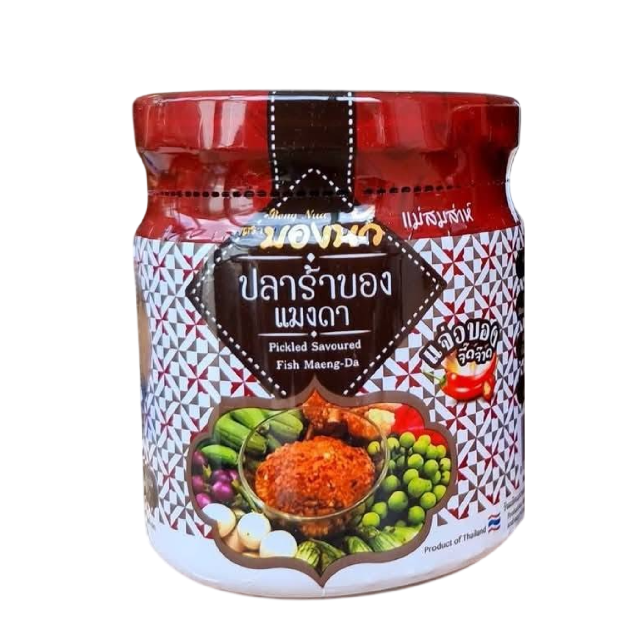 Pickled Savoured Fish Maeng-Da Bong Nua 200g บองนัว ปลาร้าบองแมงดาจี๊ดจ๊าด