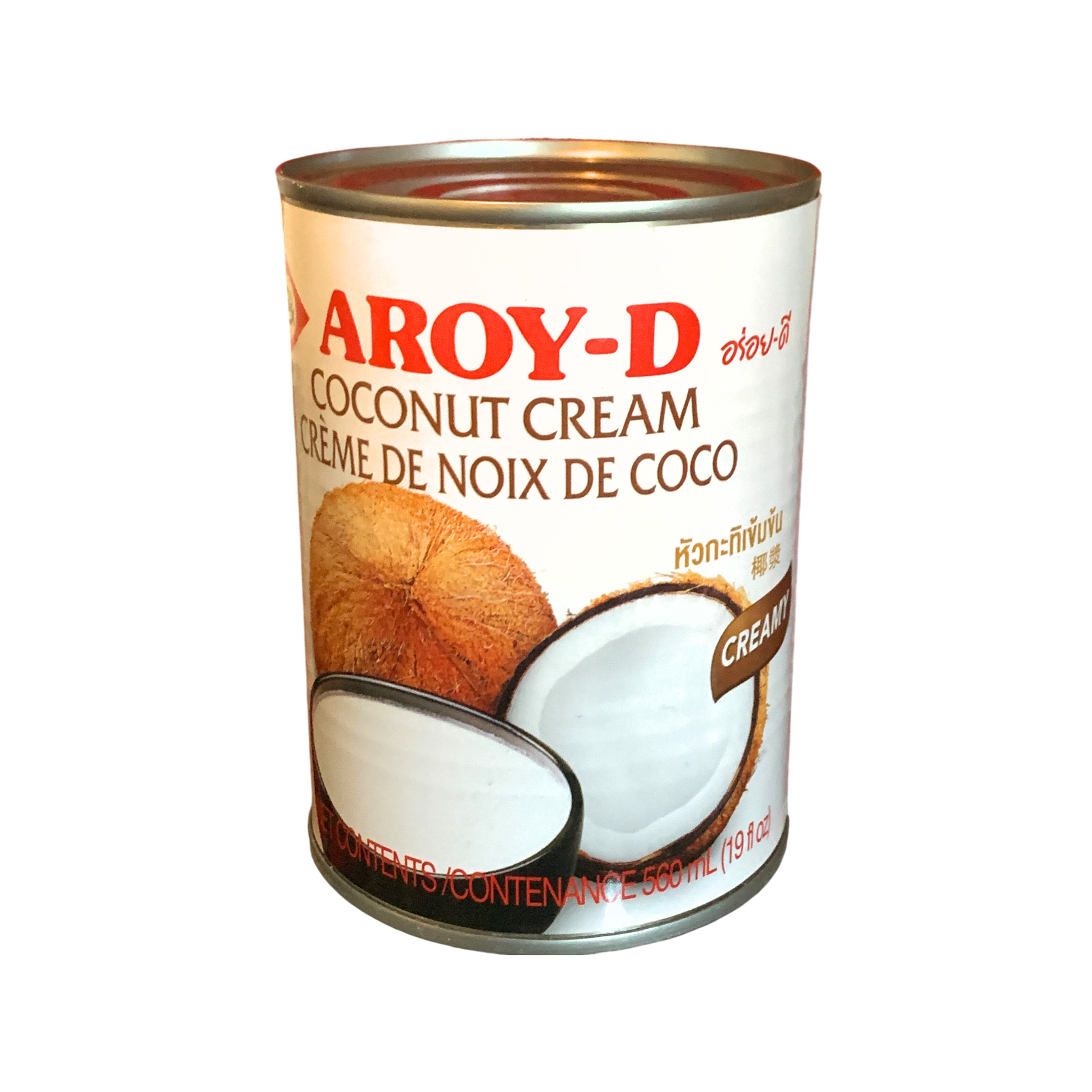 Aroy – D Coconut Cream 560ml หัวกะทิเข้มข้น ตรา อร่อย-ดี