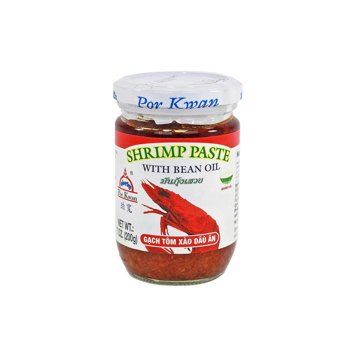 Por Kwan Shrimp Paste with Bean Oil 200g พอขวัญ มันกุ้งเสวย