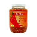 O-CHA GROUND CHILLI 454g พริกบดดองน้ำส้มสายชู ตราโอชา