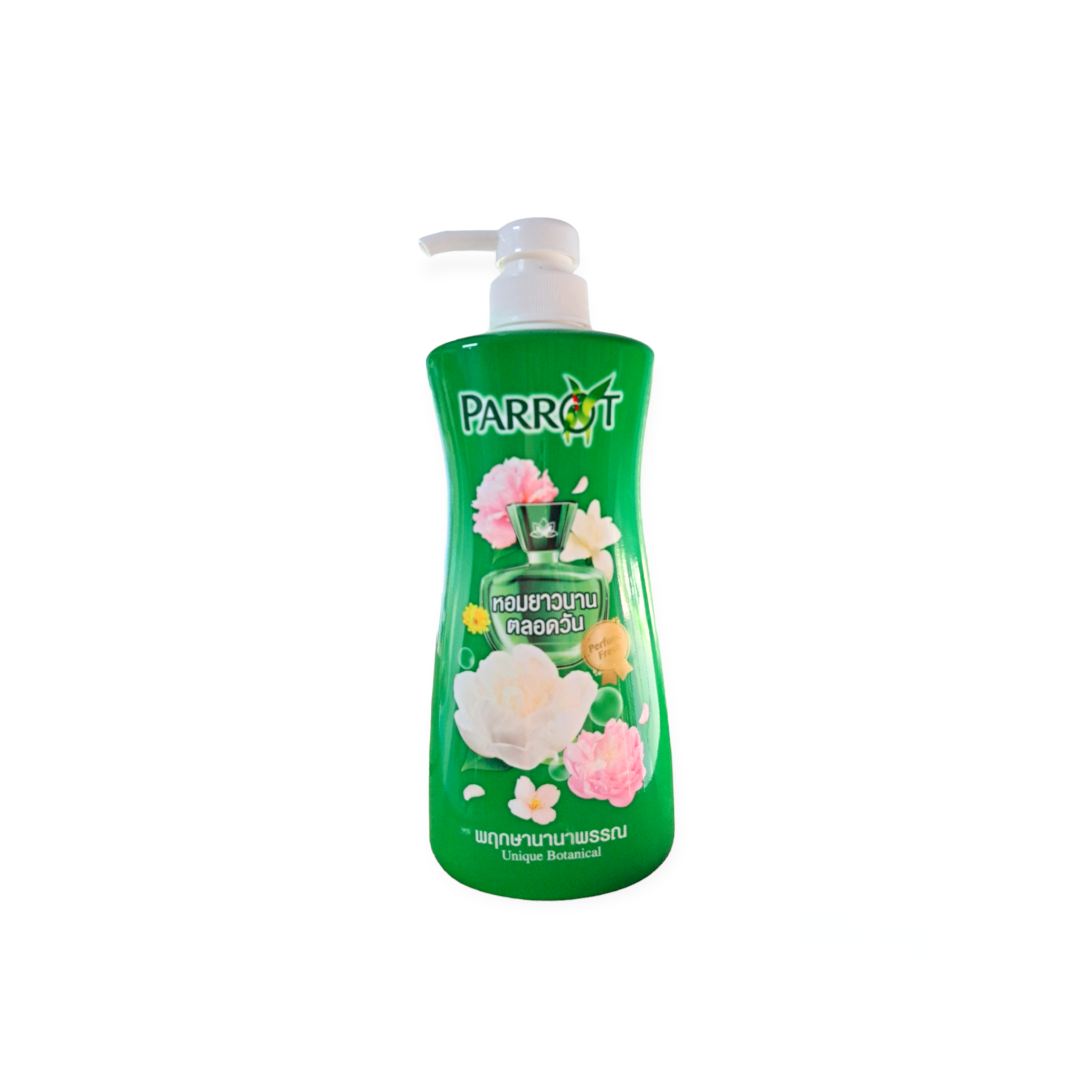 Parrot Unique Botanical Shower Cream 450ml แพรอท ครีมอาบน้ำ กลิ่นพฤกษานานาพรรณ