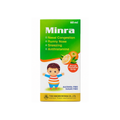 Minra Orange Syrup 60ml ยาแก้ไอ ละลายเสมหะ สำหรับเด็ก รสส้ม