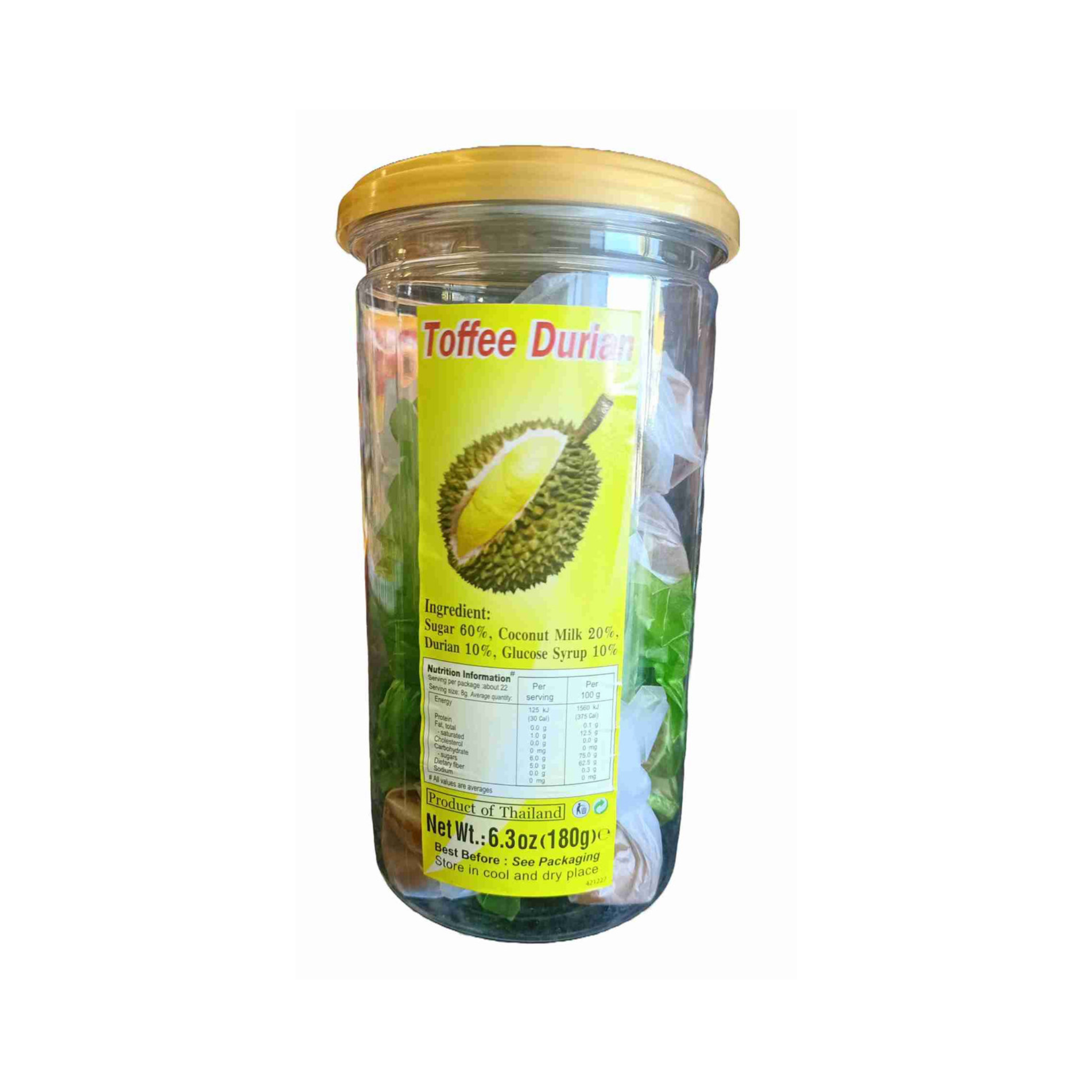 THAI CHOICE DURIAN TOFFEE ทอฟฟี่ทุเรียน