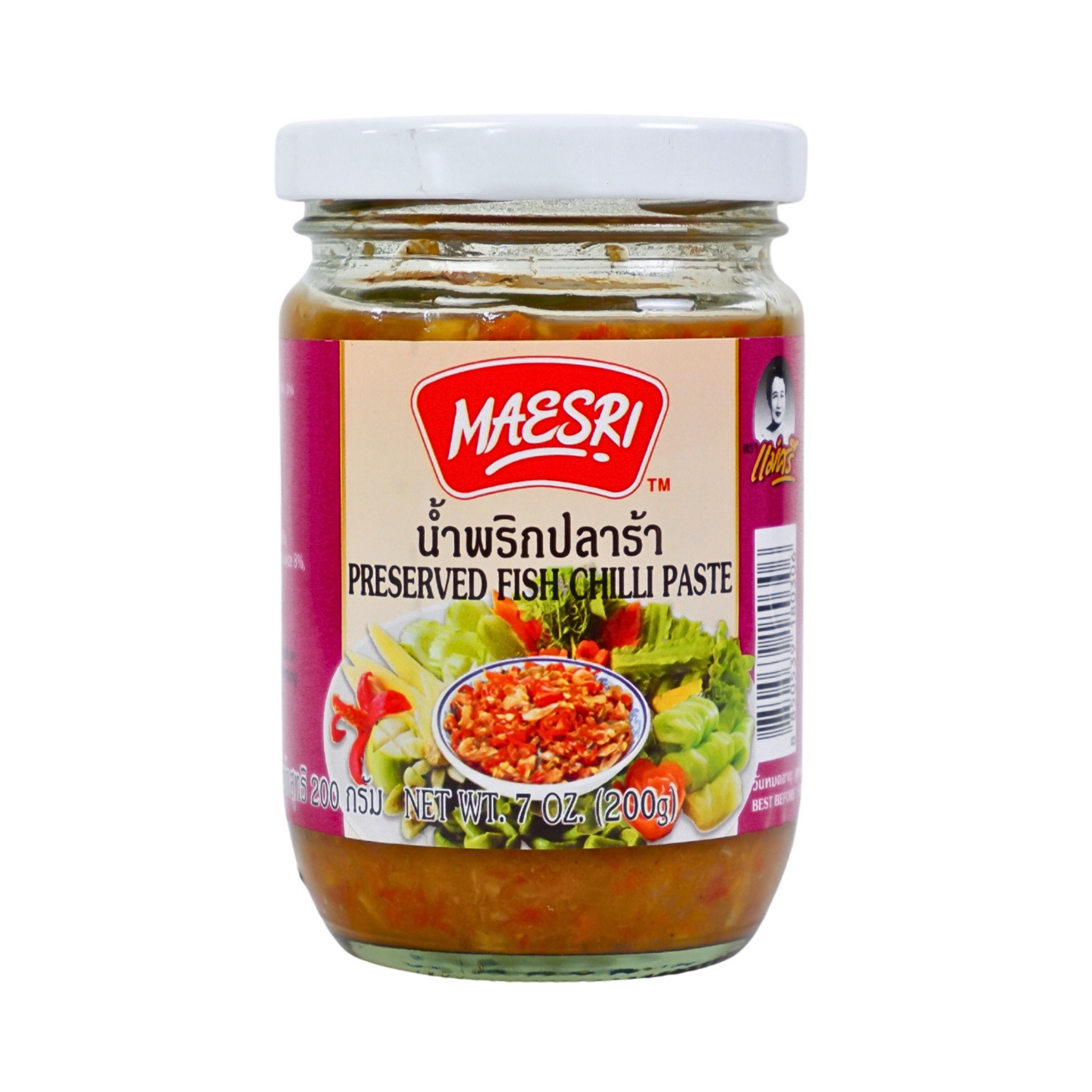 Maesri Preserved Fish Chilli Paste 200g แม่ศรี น้ำพริกปลาร้า