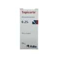 Topicorte Cream 0.25% 15g โทปิคอร์ท ครีม บรรเทาผื่นแพ้ ผื่นอักเสบ ผื่นยุงกัด