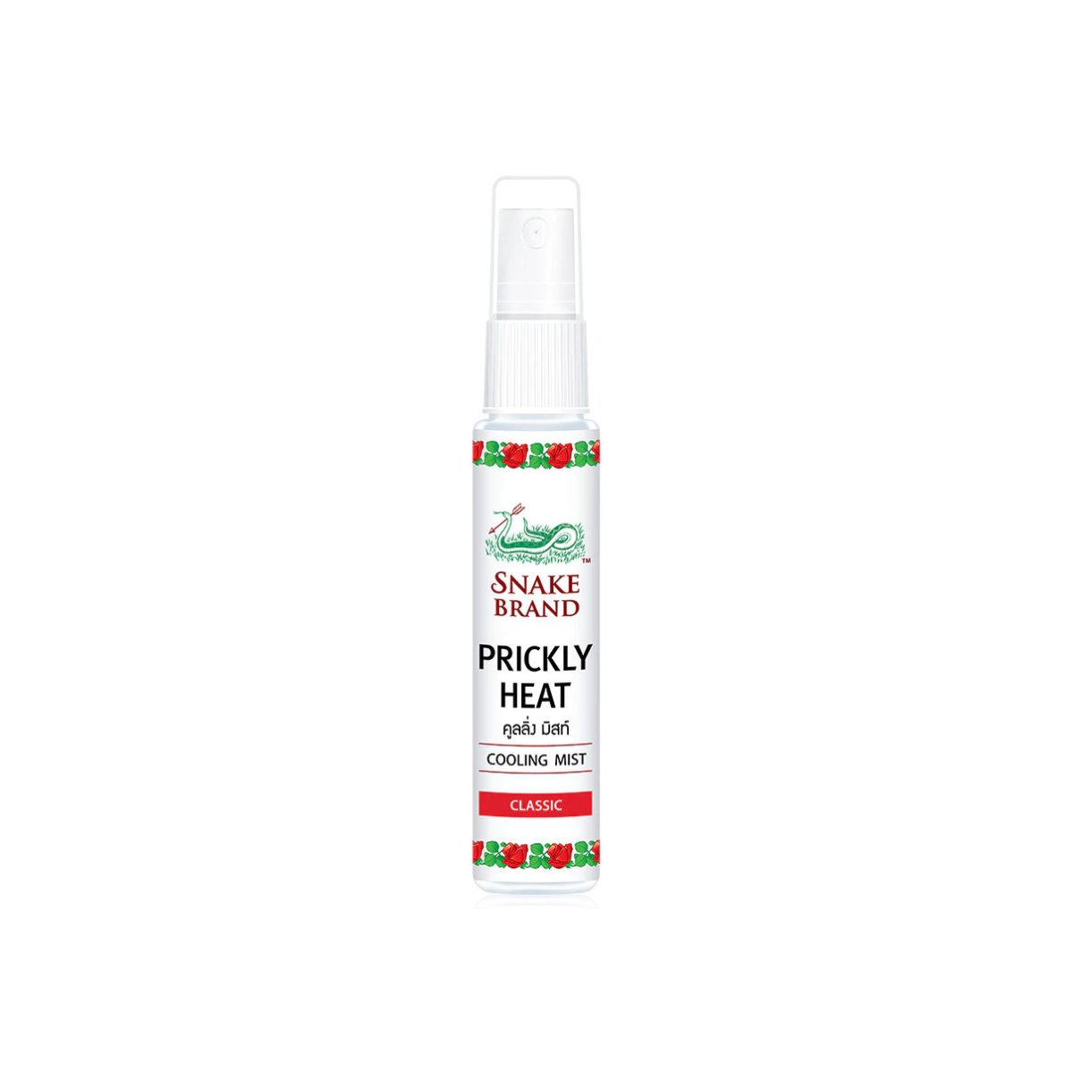 Snake Brand Cooling Mist Classic 30ml ตรางู มิสต์สเปรย์เย็นสำหรับผิวกาย