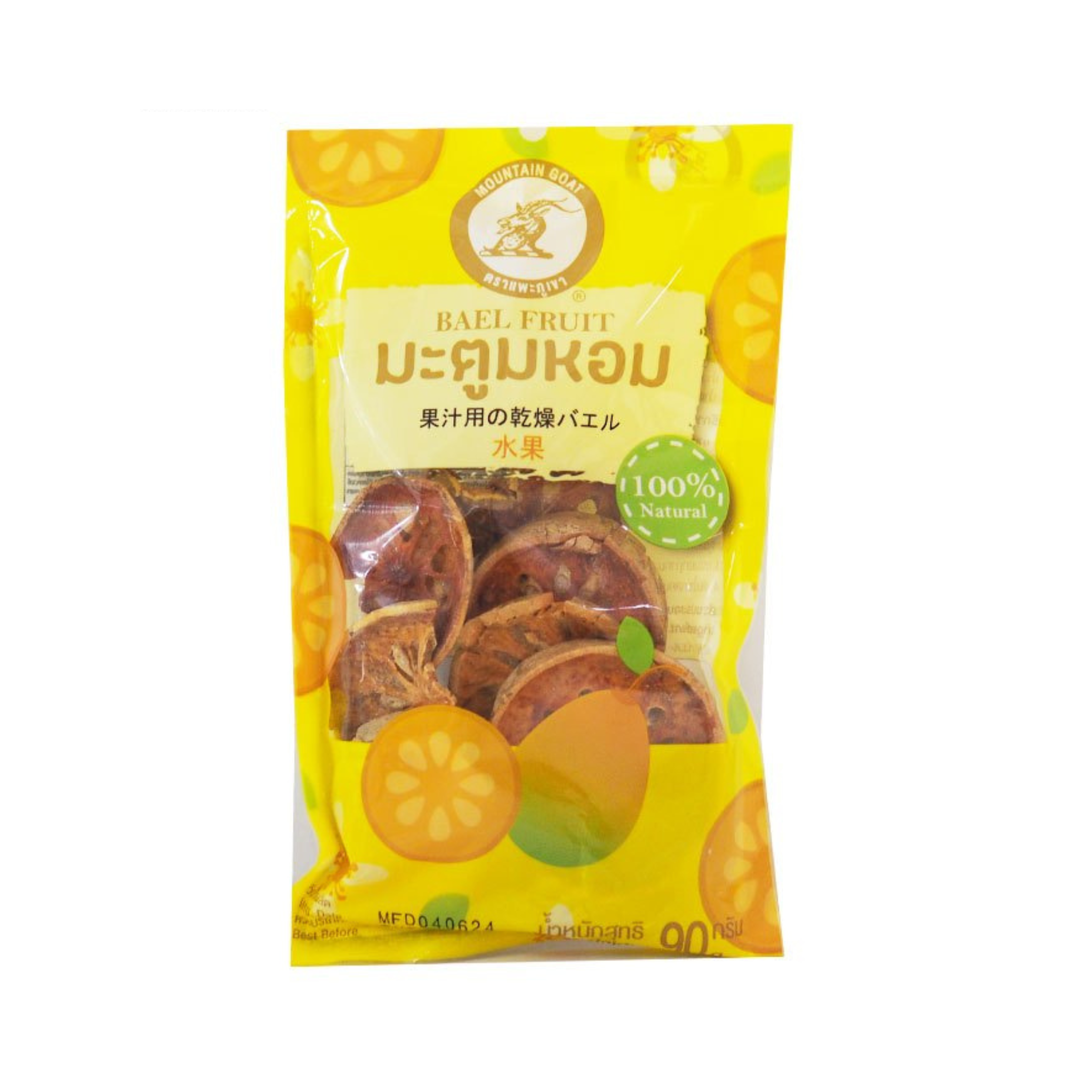 Mountain Goat Bael Fruit 90g แพะภูเขา มะตูมหอม(ชาสมุนไพร)