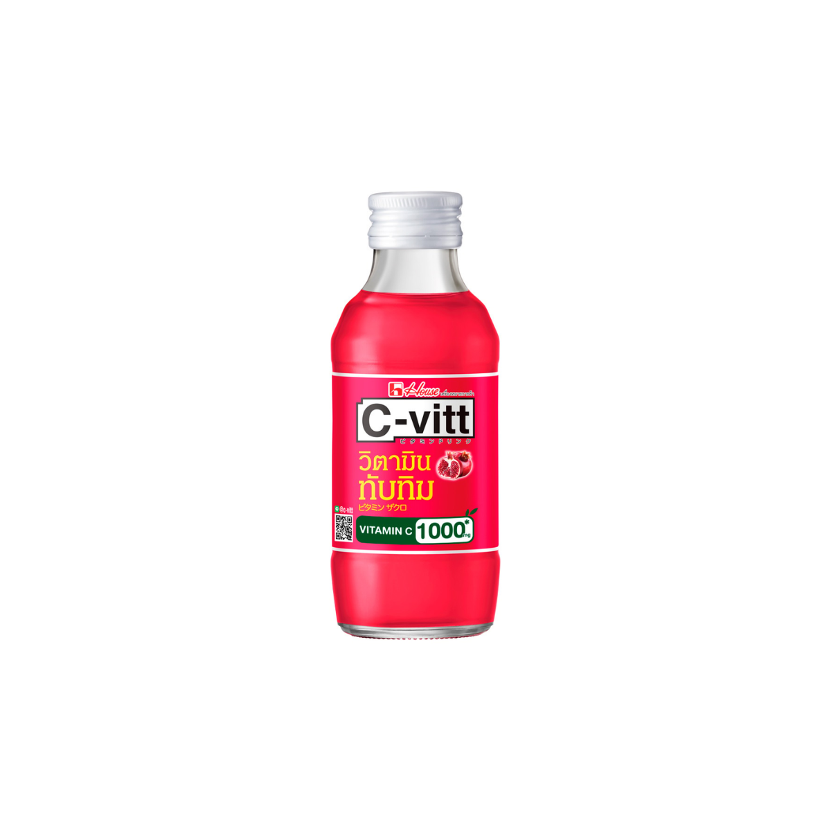 C-VITT Vitamin C Drink Pomegranate Flavor 140ml ซีวิท เครื่องดื่มวิตามินซี รสทับทิม