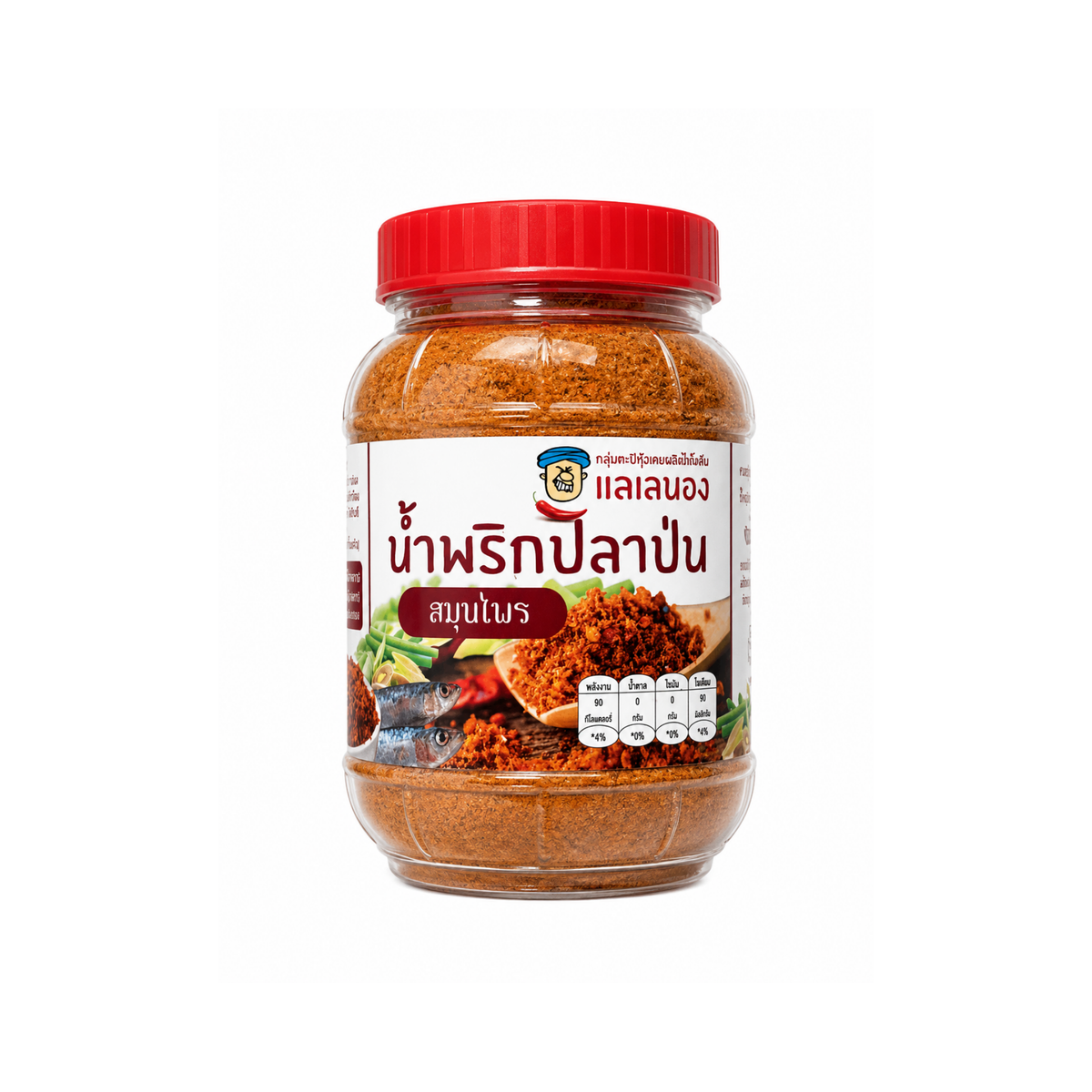 Lalelenong Herbal Dried Fish Chili Paste น้ำพริกปลาป่นสมุนไพร ตราแลเลนอง
