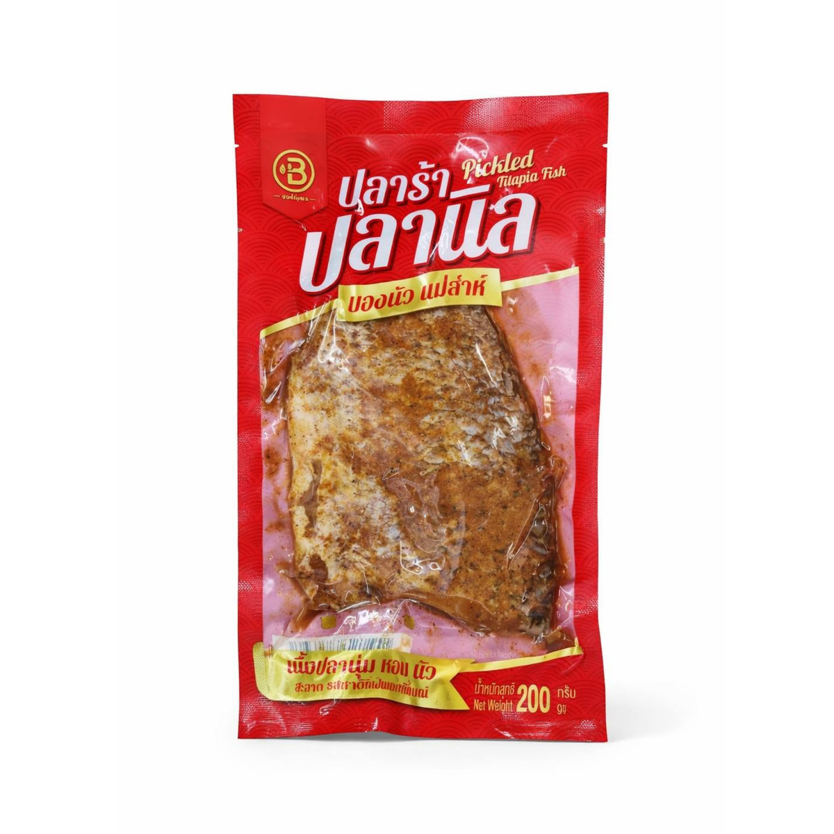 Bongnua Mae-Za Fried Fermented Tilapia 200g ปลาร้าปลานิล บองนัวแม่ส่าห์