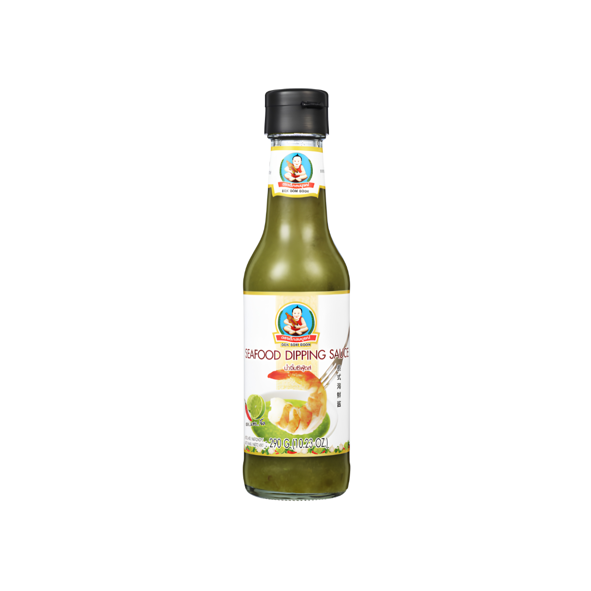 Healthy Boy Green Chili & Lime Seafood Dipping Sauce 250ml เด็กสมบูรณ์ น้ำจิ้มซีฟู้ดพริกเขียวมะนาว