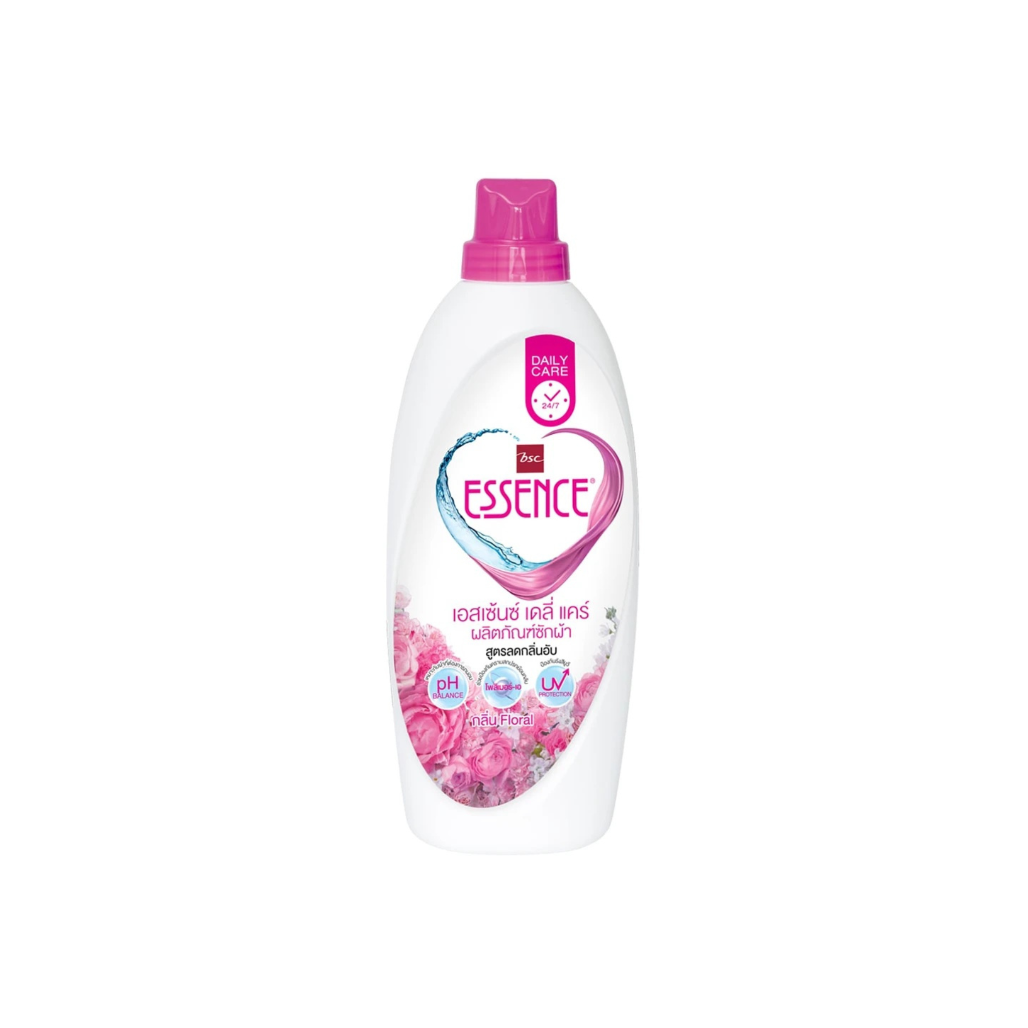 Essence Laundry Detergent Floral Scent Pink Color เอสเซ้นซ์ น้ำยาซักผ้า กลิ่นฟลอรัล สีชมพู