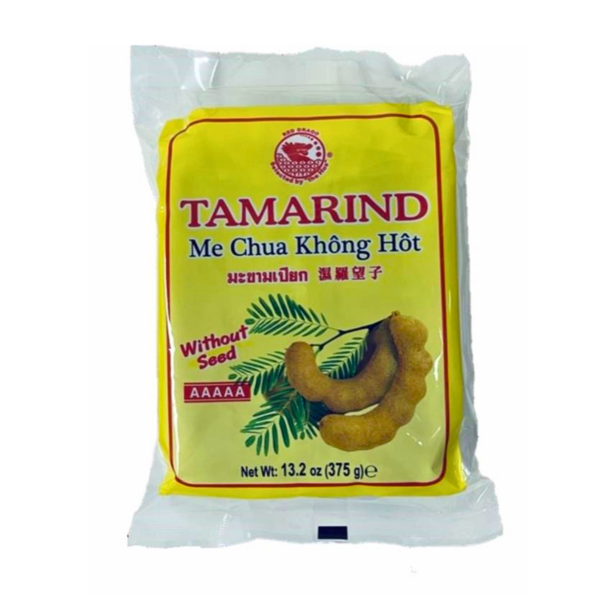 RED DRAGO SEEDLESS TAMARIND 375g มะขามเปียก