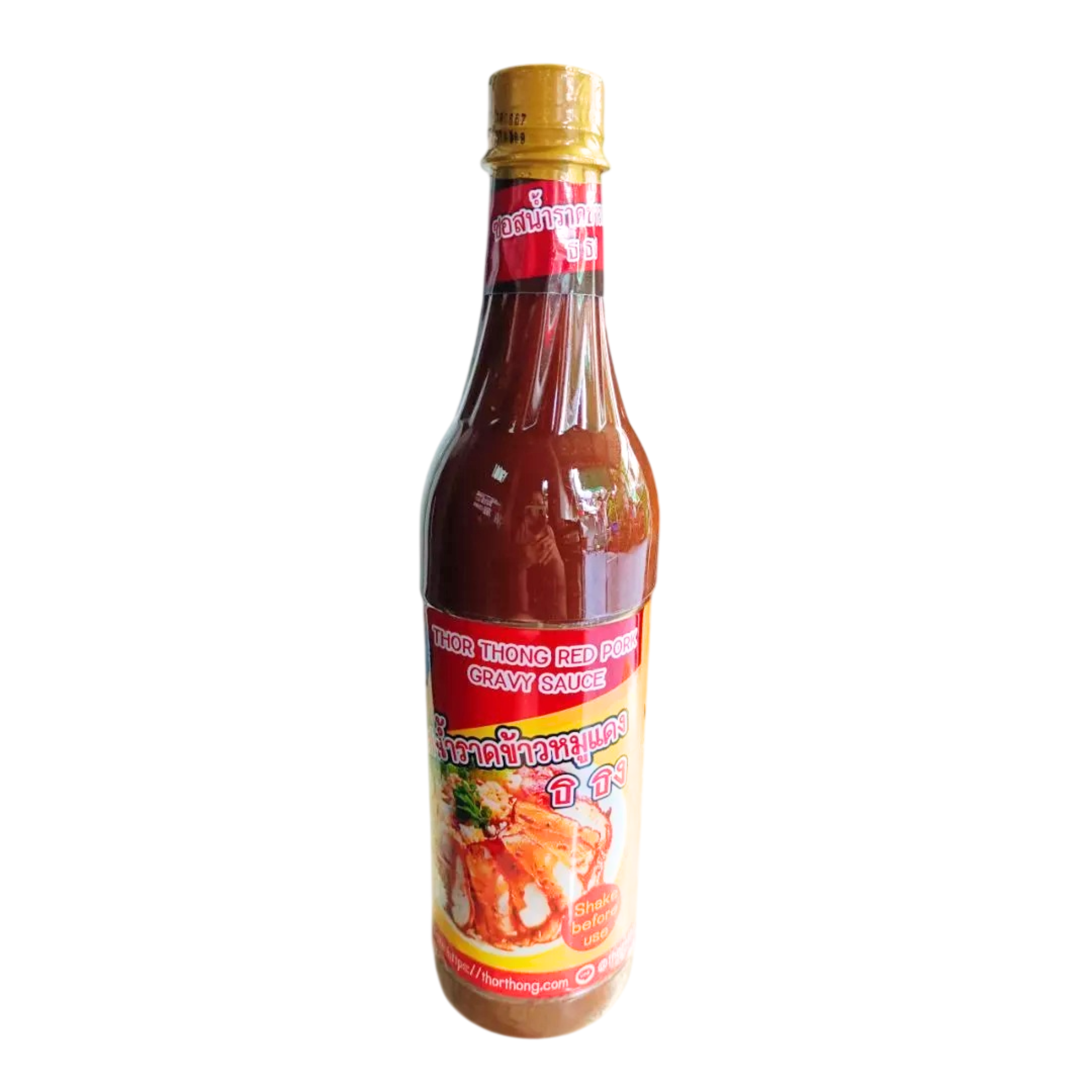 thor thong Red Pork Gravy Sauce 750g ธ ธง ซอสน้ำราดข้าวหมูแดง