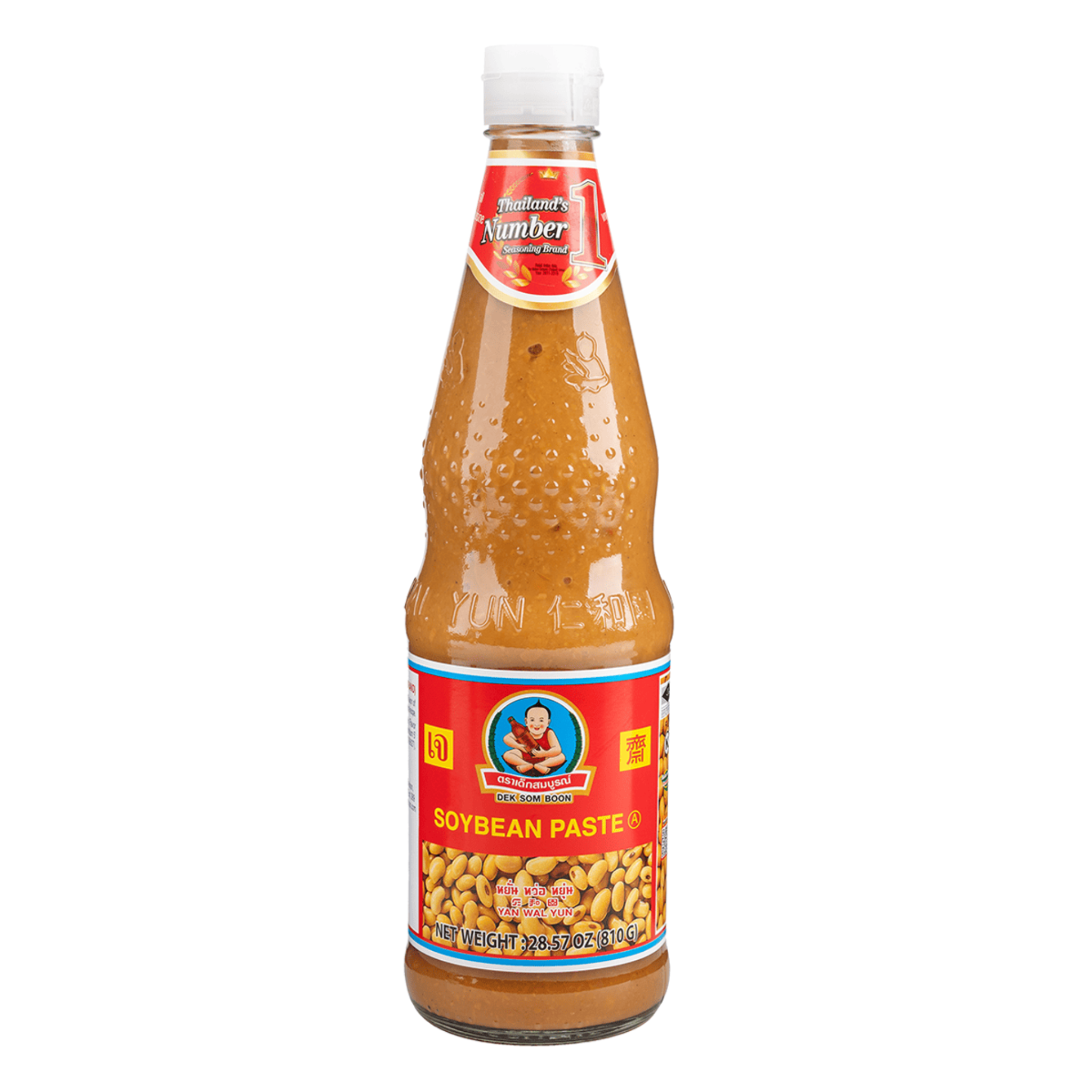 DEK SOM BOON  Soy Bean Paste 810g เต้าเจี้ยว ตราเด็กสมบูรณ์
