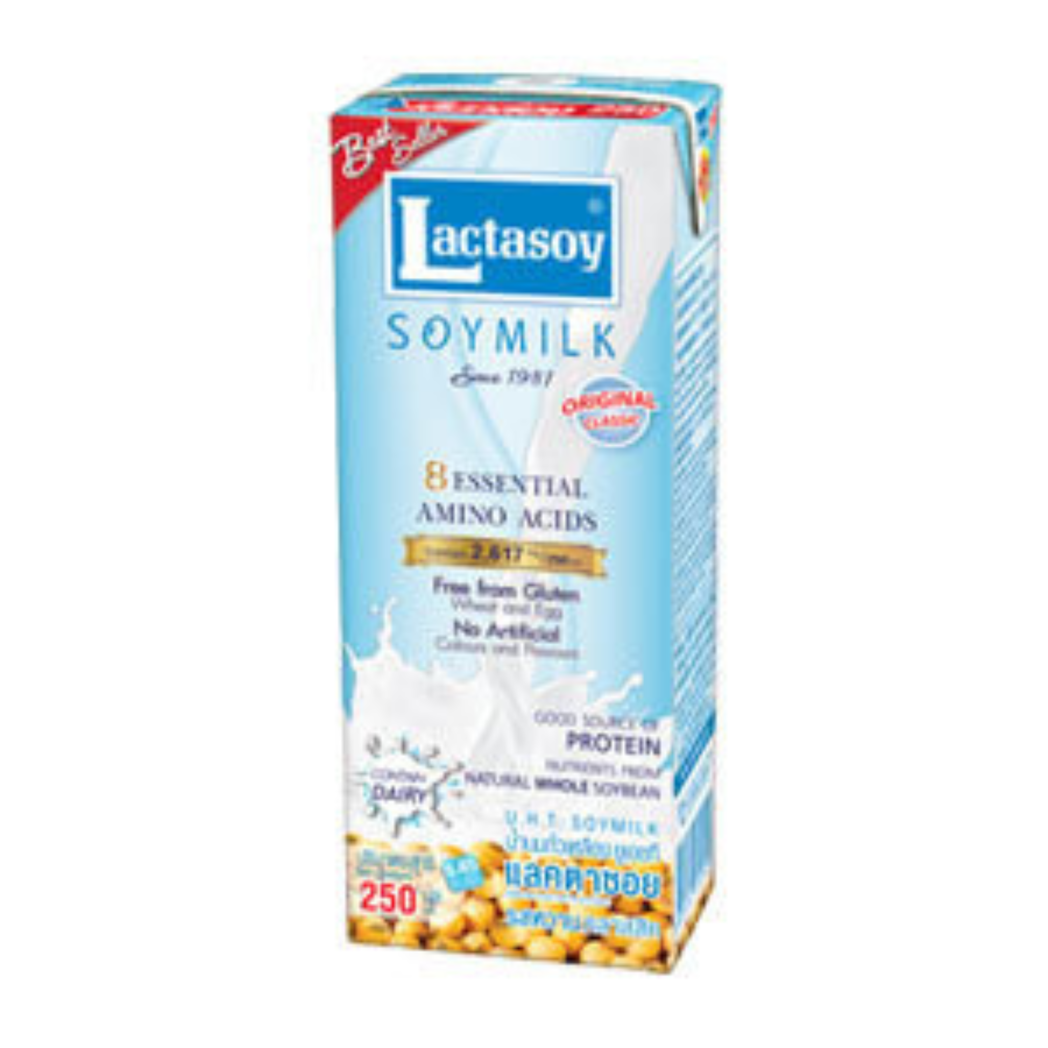 Lactacoy Soymilk UHT Original 250ml แลคตาซอย