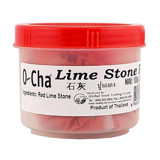 Red Lime Stone Paste 100g ปูนแดง