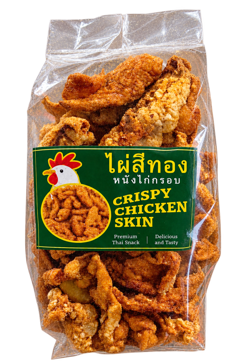 Crispy Chicken Skin (Spicy) หนังไก่ทอด รสเผ็ด แซ่บ