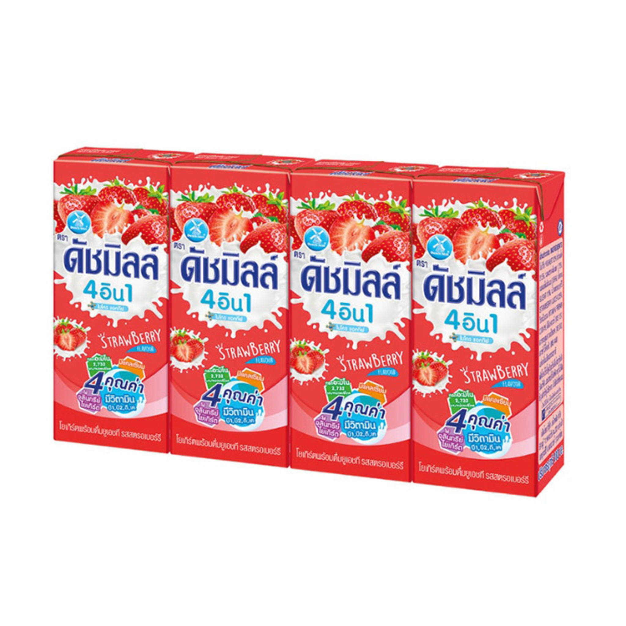 Dutch Mill Strawberry ดัชมิลล์ รสสตอร์เบอรี่