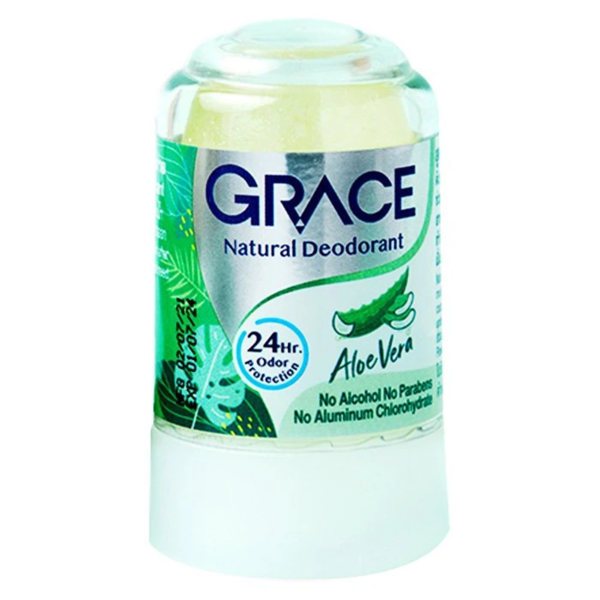 Grace Natural Deodorant Aloe Vera สารส้ม ว่านหางจรเข้