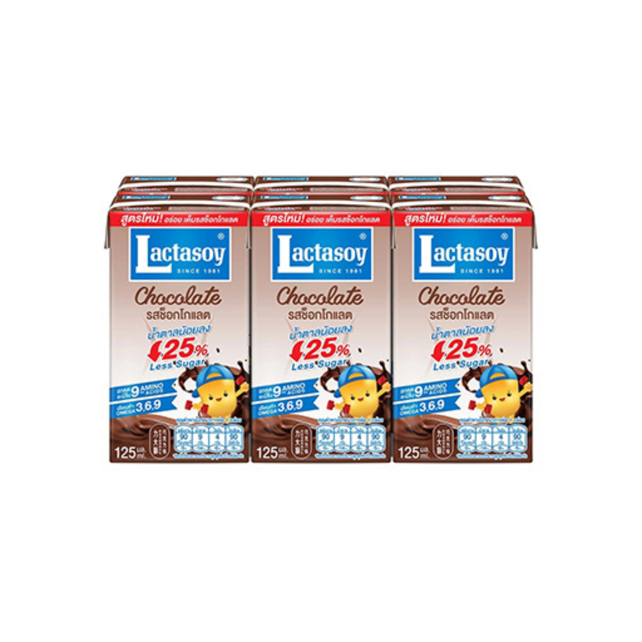 Lactasoy 125ml Chocolate (6Packs)