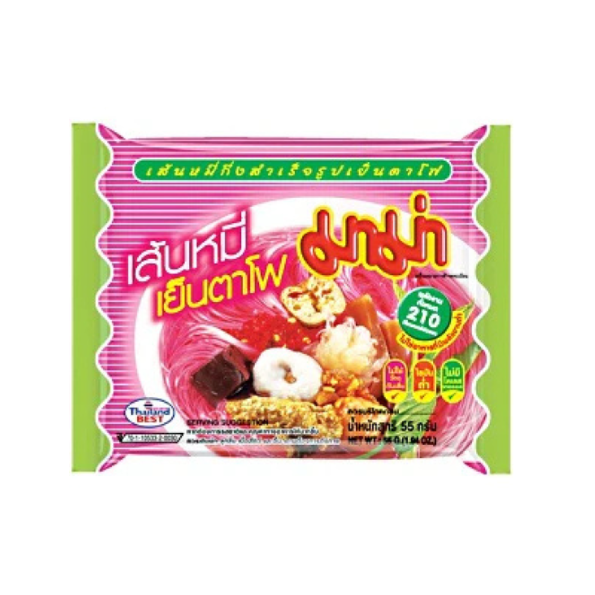 Mama Yentafo Vermicelli (Pack) มาม่าเส้นหมี่ เย็นตาโฟ(ห่อ)