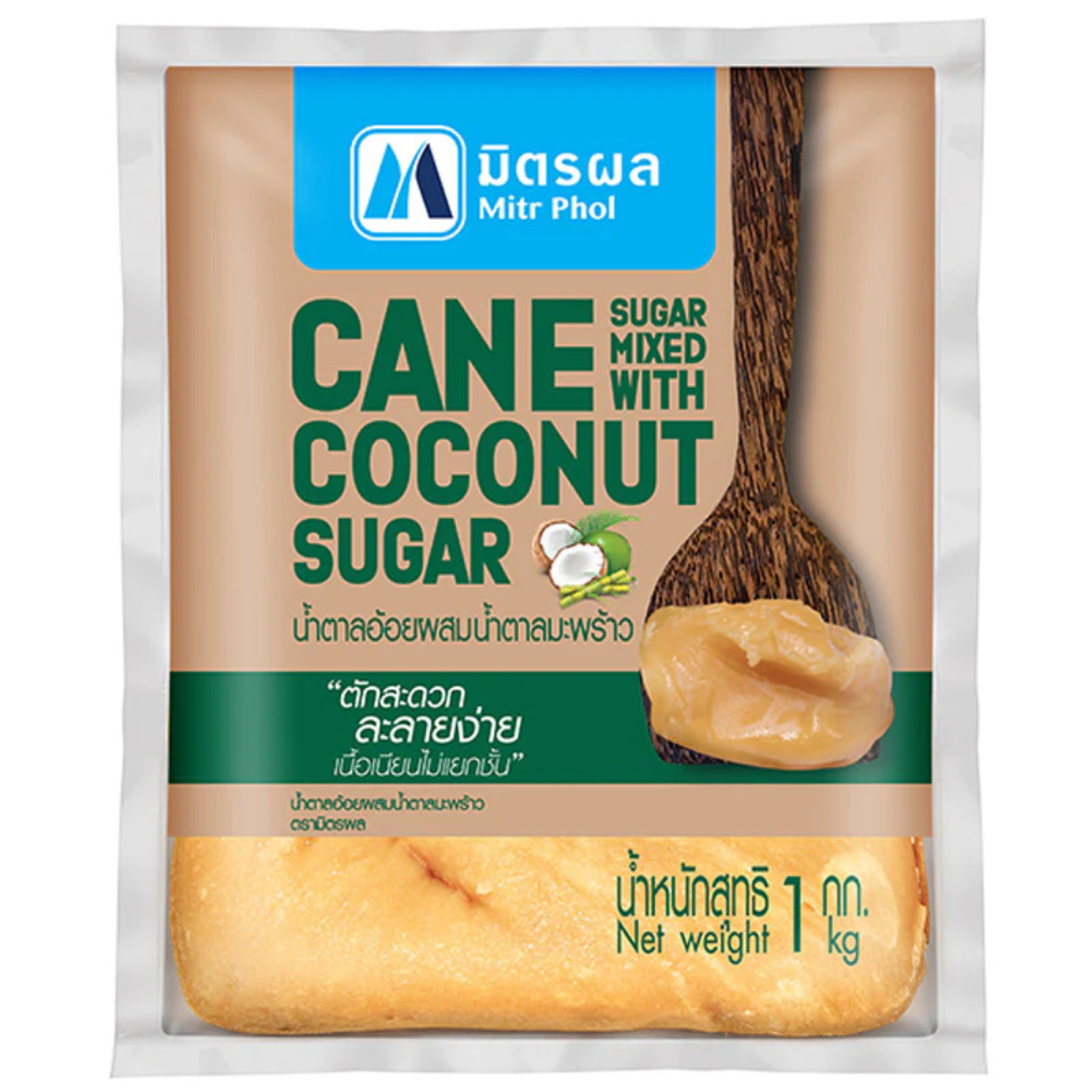 Mitr Phol Coconut Soft Sugar น้ำตาลอ้อย ผสม น้ำตาลมะพร้าว