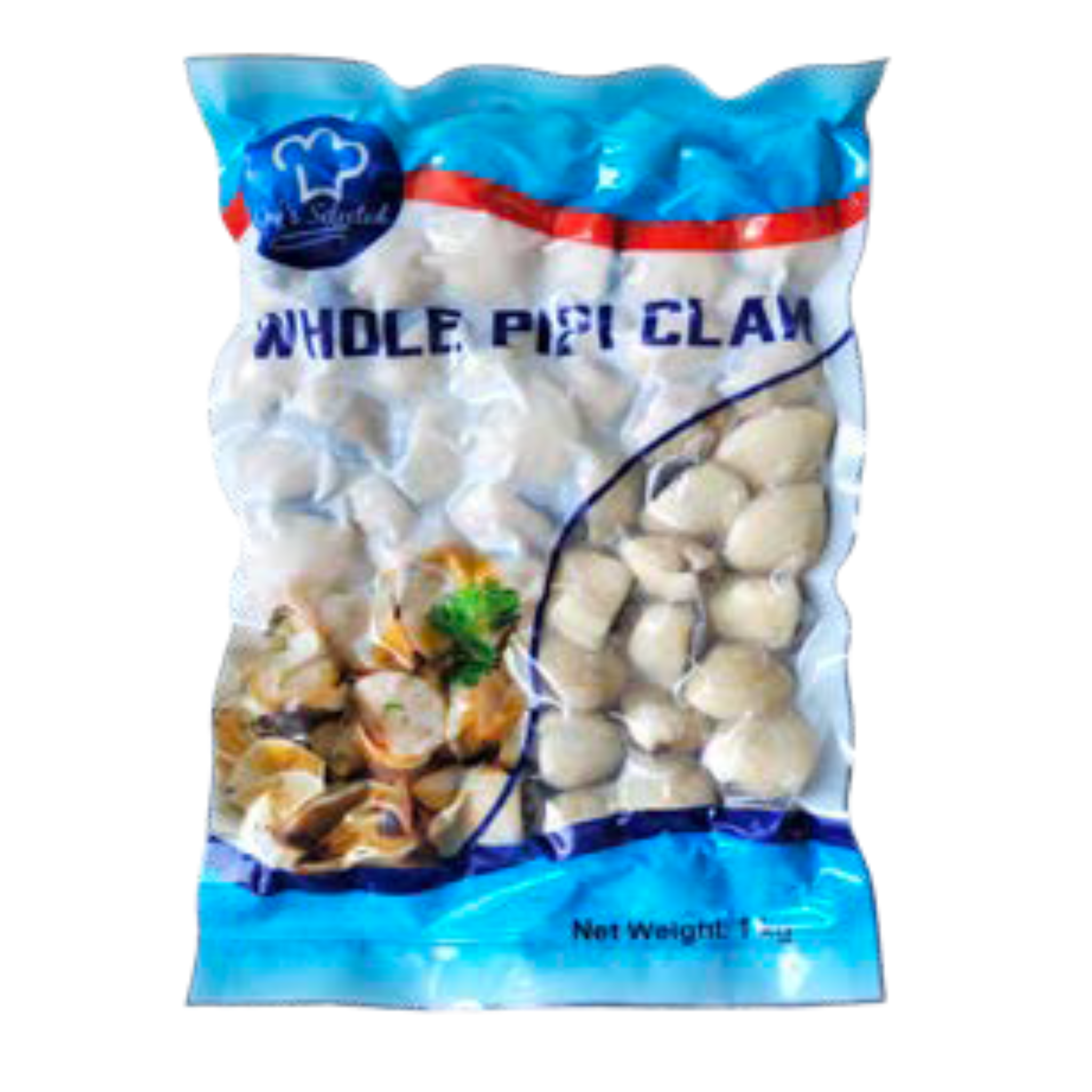 Pipi Clam 40/60 1 Kg หอยตลับ