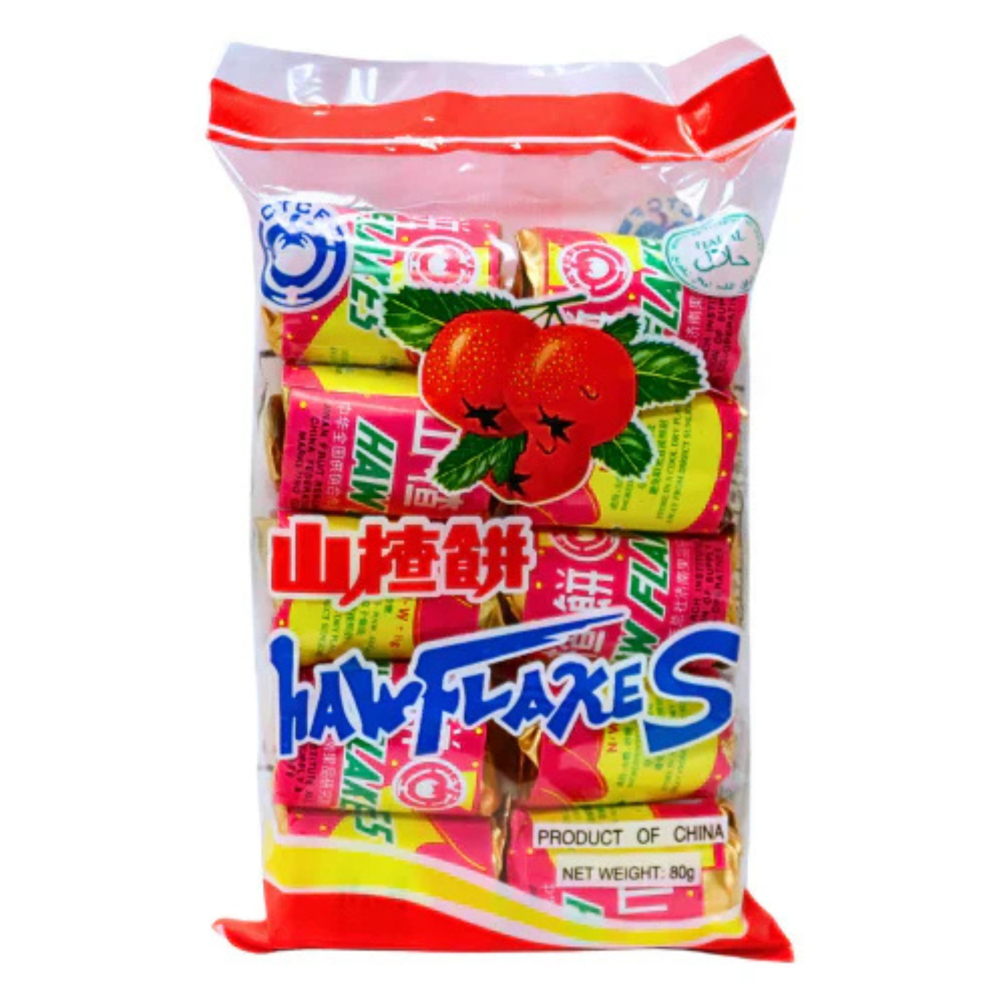 Lucky Pearl Haw Flakes 8g (10 Packs)