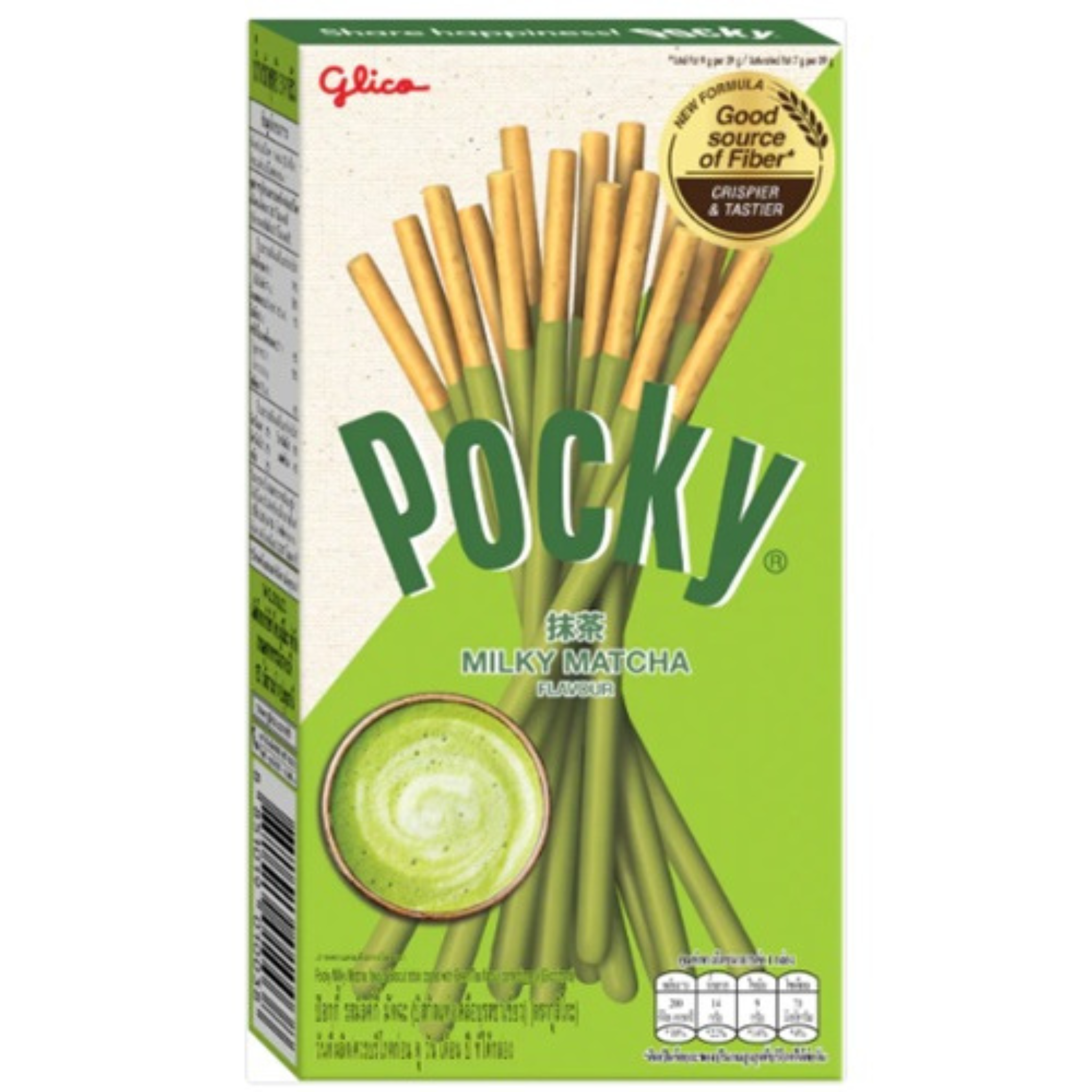 Glico Pocky Matcha กูลิโกะ ป๊อกกี้ ชาเขียว