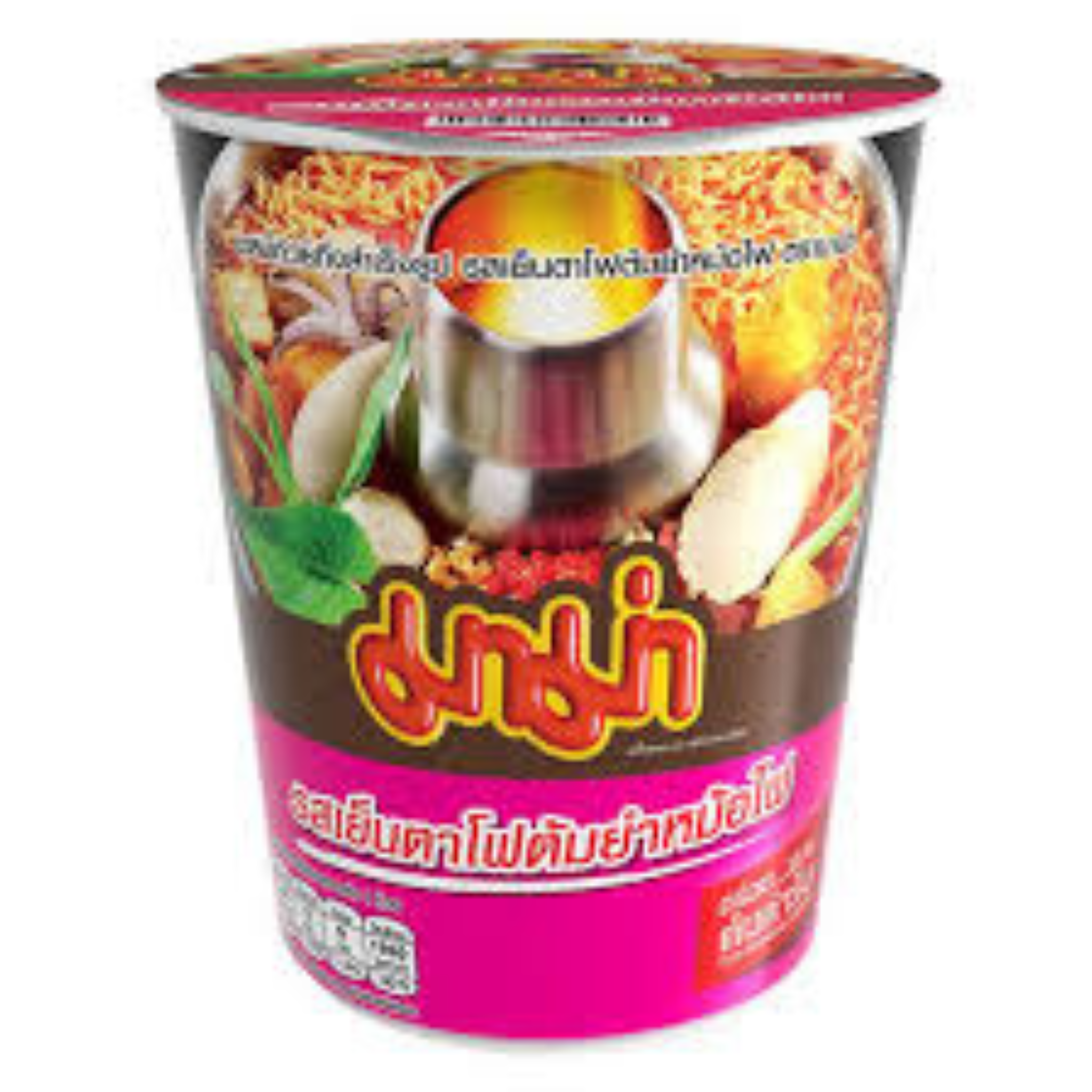 Mama Cup Yentafo มาม่าคัฟ รสเย็นตาโฟต้มยำหม้อไฟ